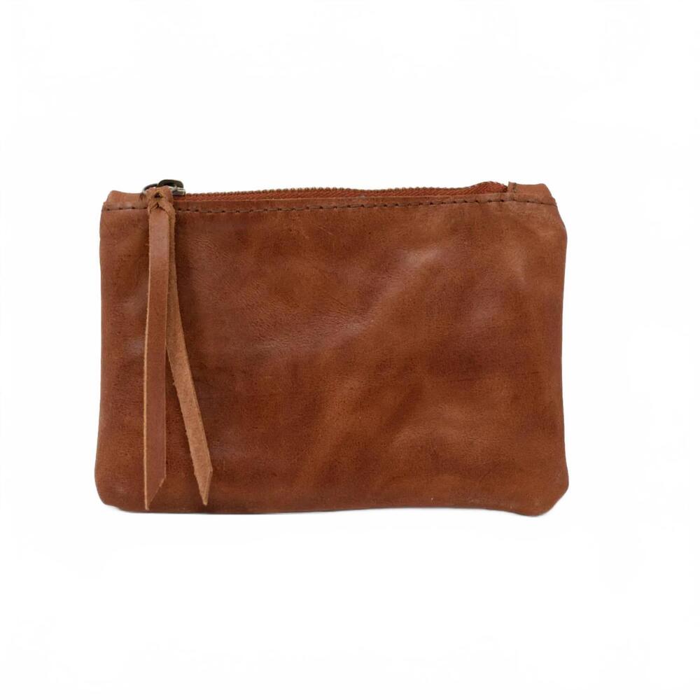 NEW ABLE martha coin purse in whiskey
